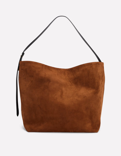 Allegra Medium Slouchy Tote-Tan