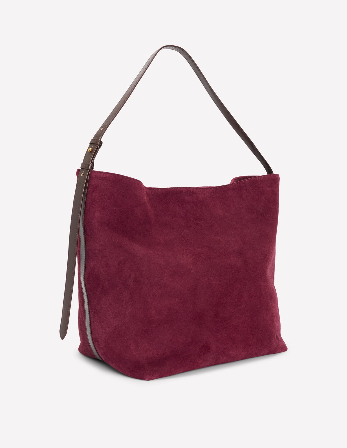 Allegra Medium Slouchy Tote-Burgundy