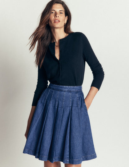 Aya Denim Skirt-Mid Vintage