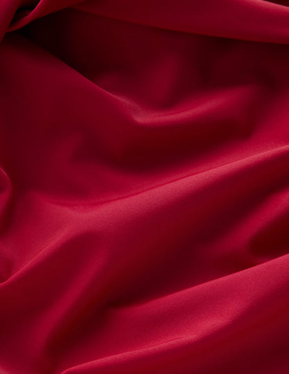 Bardot Wrap Swimsuit-Merida Red