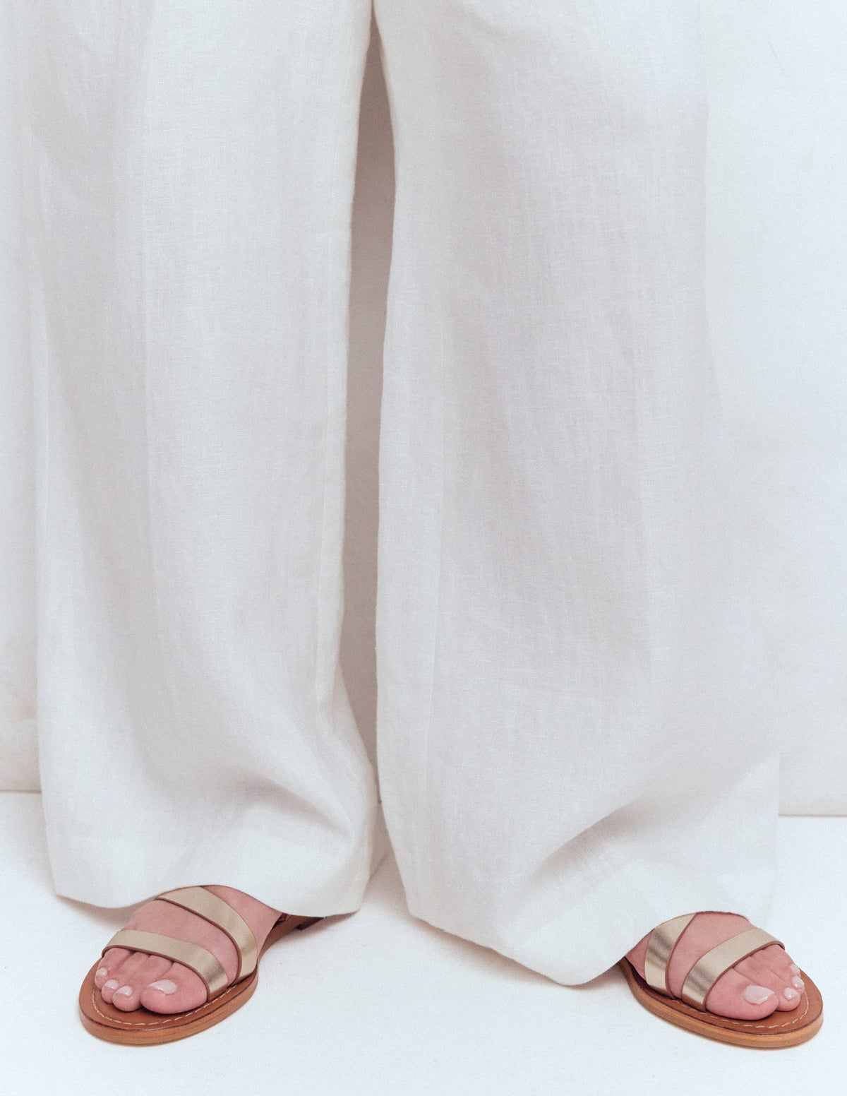Asymmetric Sandal-Tan/Gold
