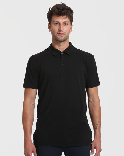 All Black Tall Classic Polo 3-Pack