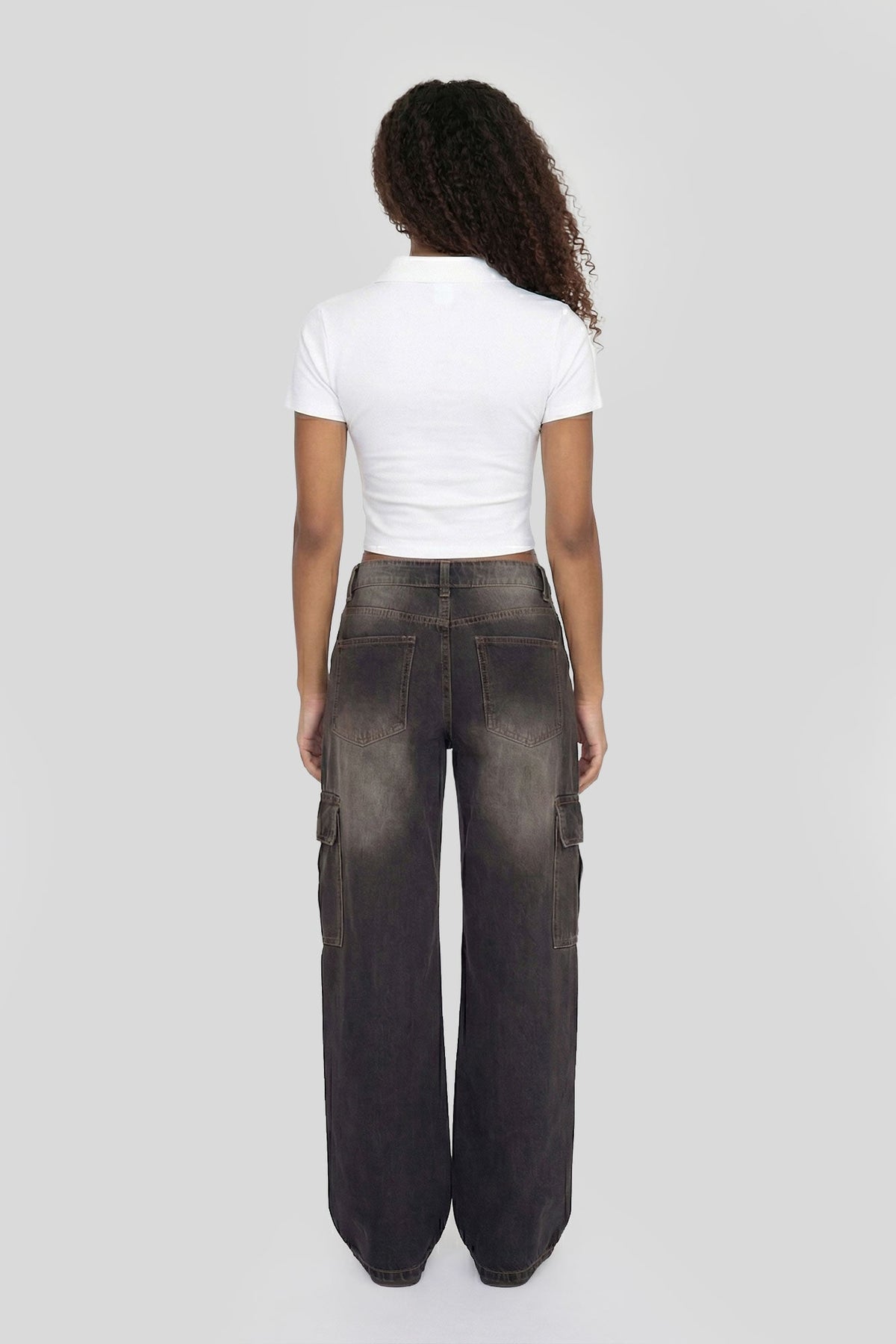 Cropped Polo Shirt