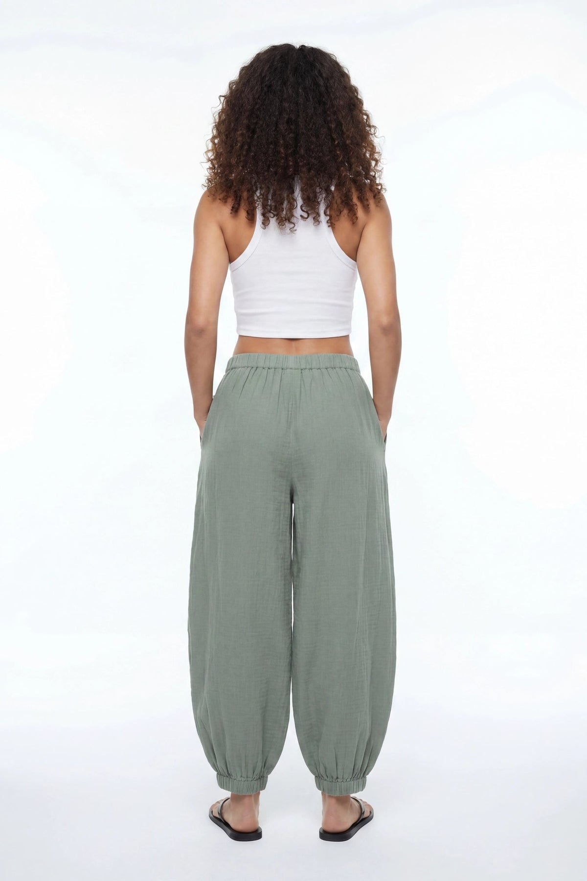 Gauze Balloon Pant