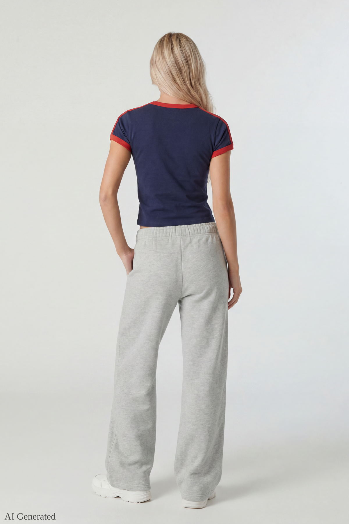 Graphic Ringer Baby Tee