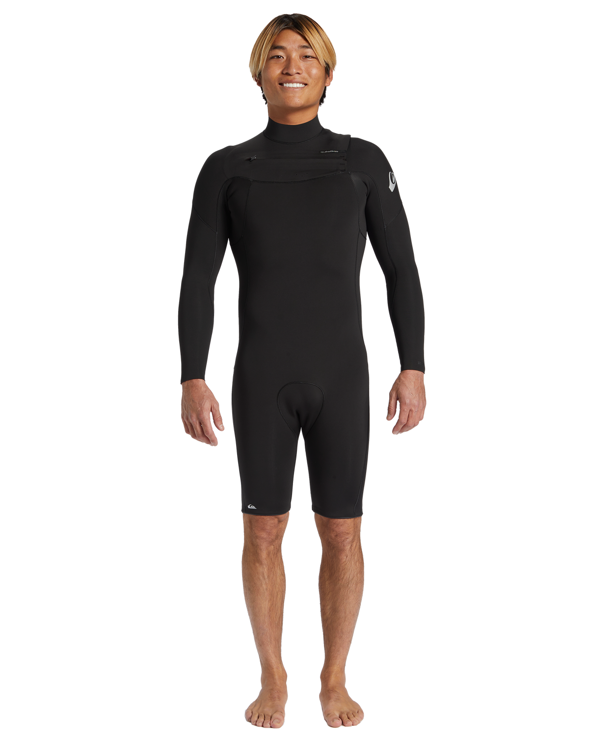 2/2 Everyday Sessions Chest Zip Long Sleeve Spring Suit - Black