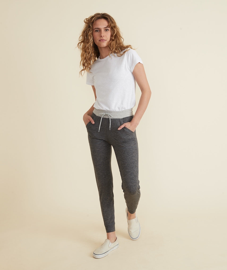 Women's Sport Jogger in Heather Grey
