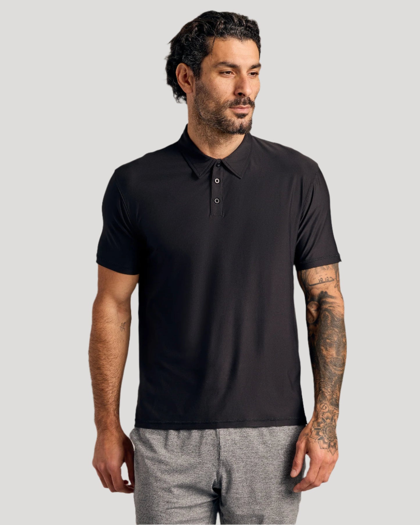 Black Active Polo 6-Pack