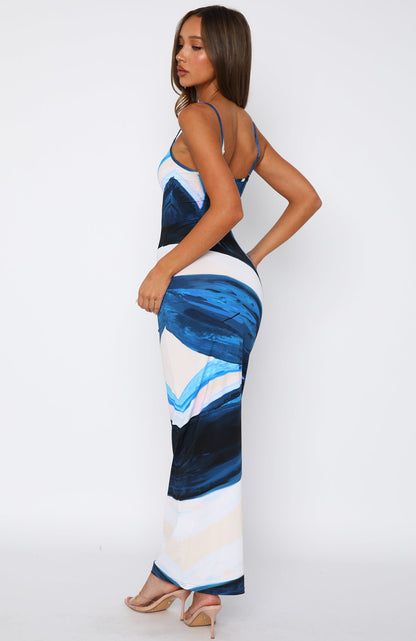 Feeling The Heat Maxi Dress Midnight Petal