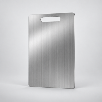 304 Stainless Steel Double-Sided Cutting Board – Durable Kitchen Prep & Chopping Board