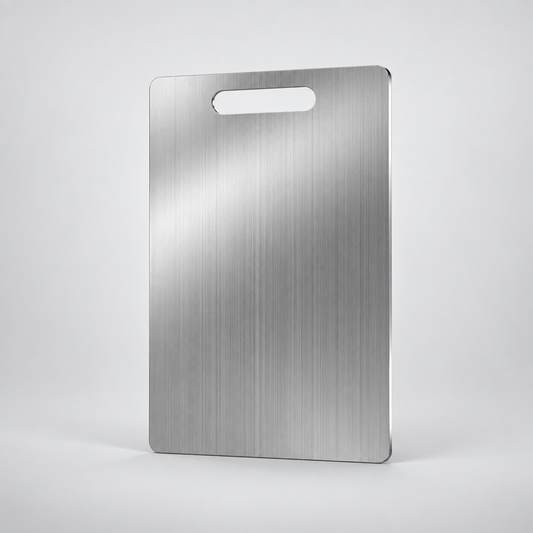 304 Stainless Steel Double-Sided Cutting Board – Durable Kitchen Prep & Chopping Board