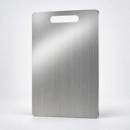 304 Stainless Steel Double-Sided Cutting Board – Durable Kitchen Prep & Chopping Board