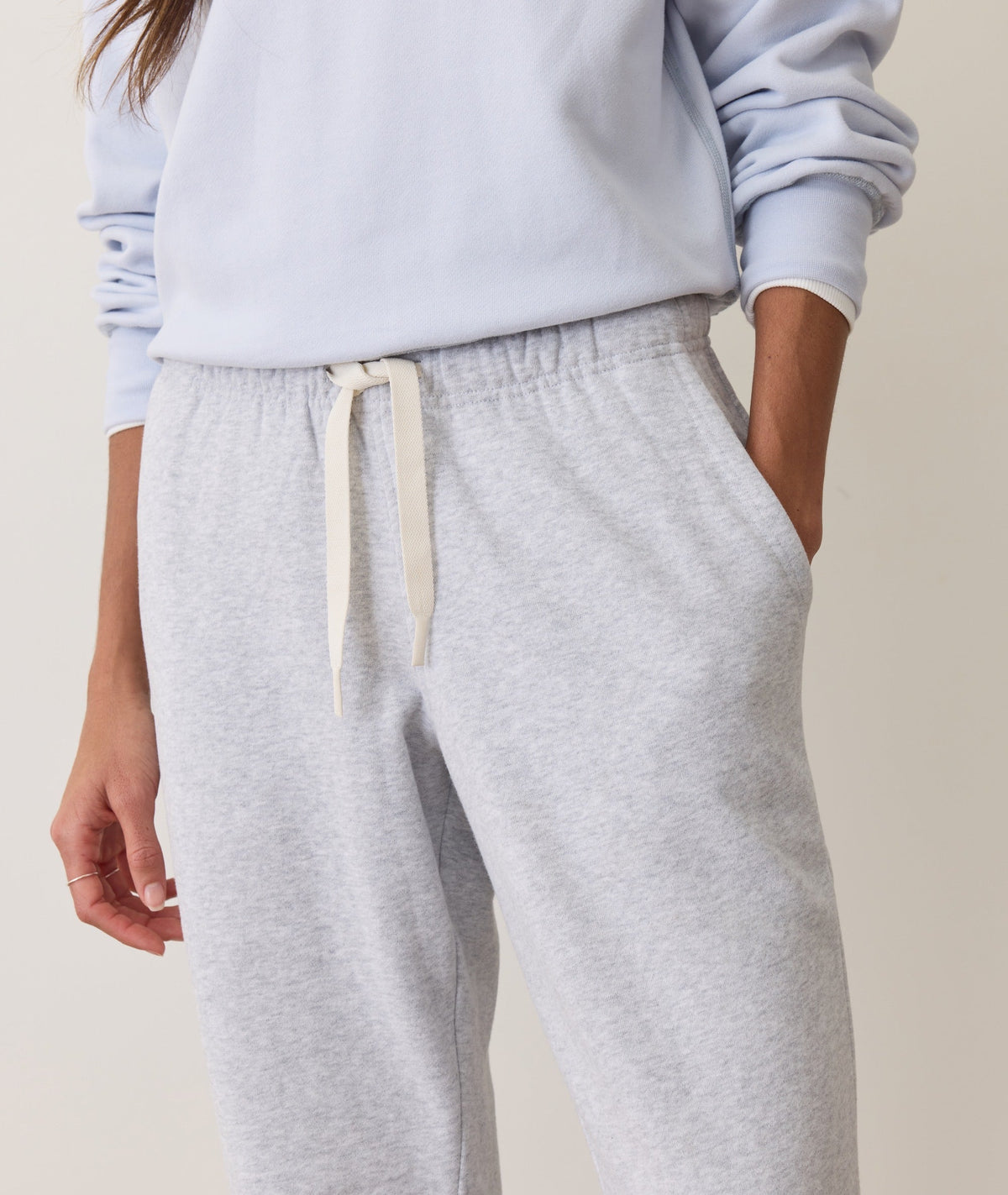 Women's Cloud 9 Fleece Sweatpant in Light Heather Grey