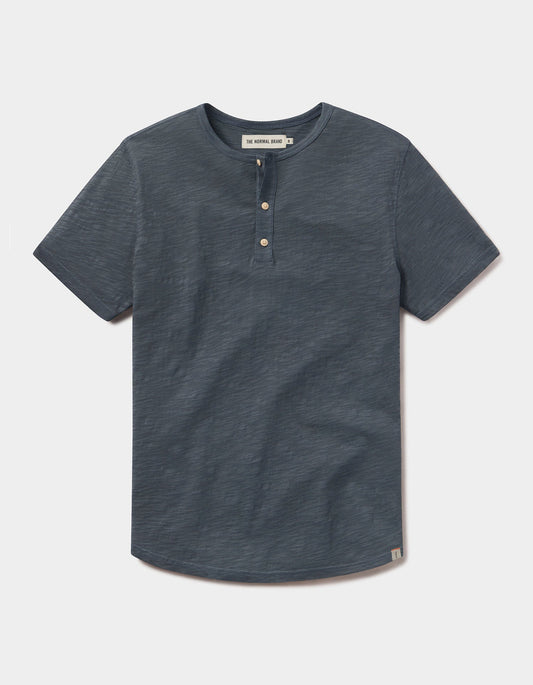 Vintage Slub Henley in Waterloo