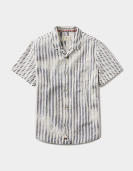 Freshwater Camp Shirt in Vintage Blue Stripe
