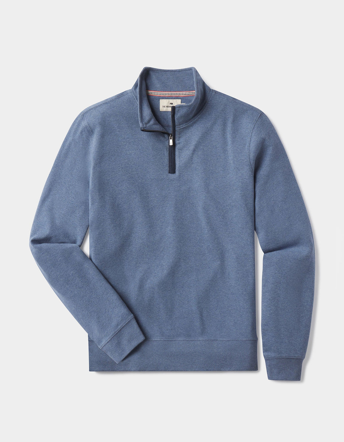 Puremeso Weekend Quarter Zip in Slate Blue