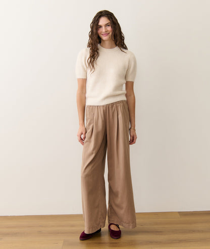 Suri Alpaca Puff Sleeve Sweater