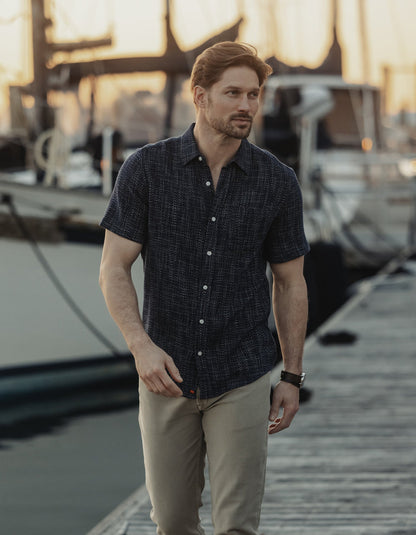 Freshwater Short Sleeve Button Up Shirt