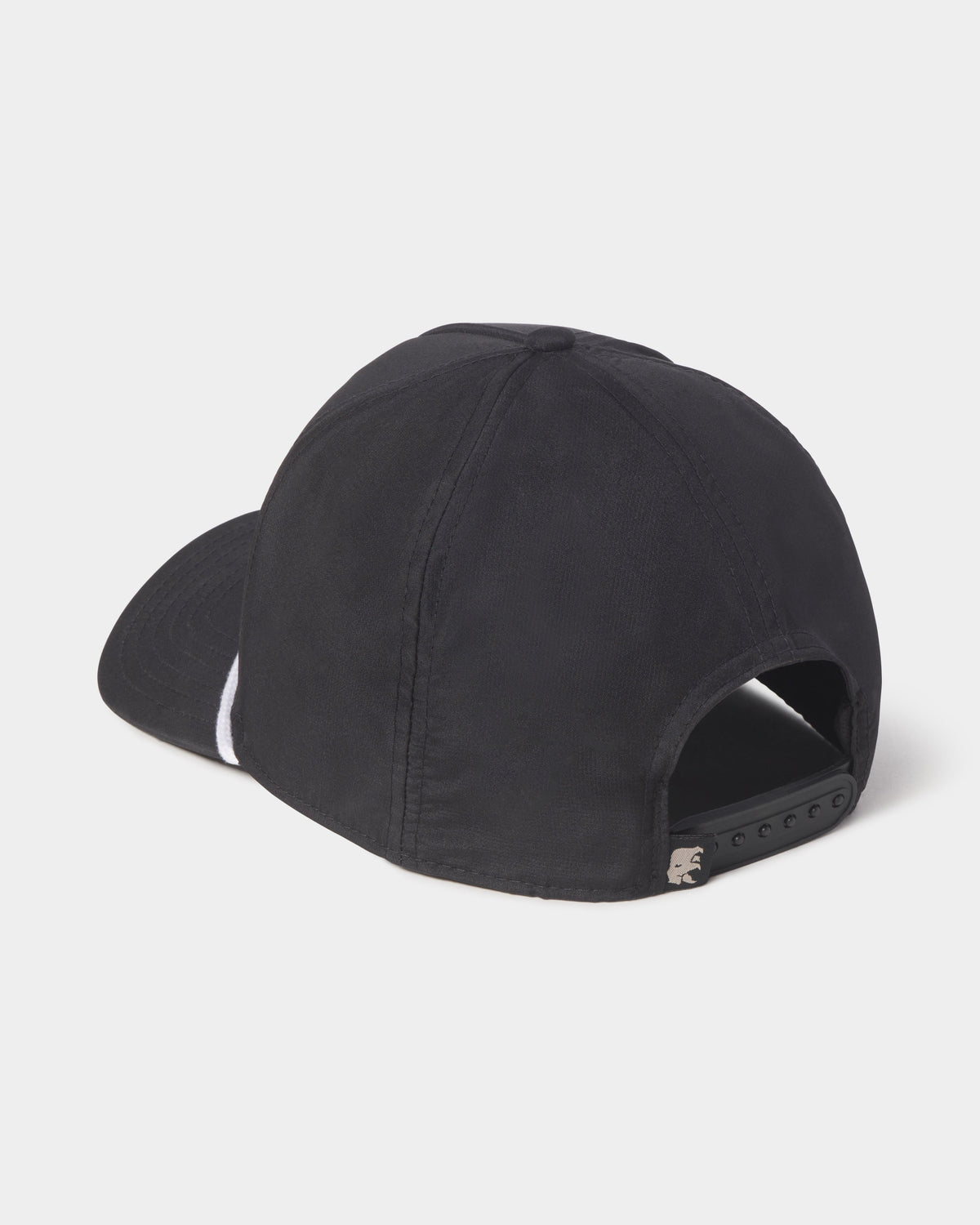 Pin High 5 Panel Hat in Black