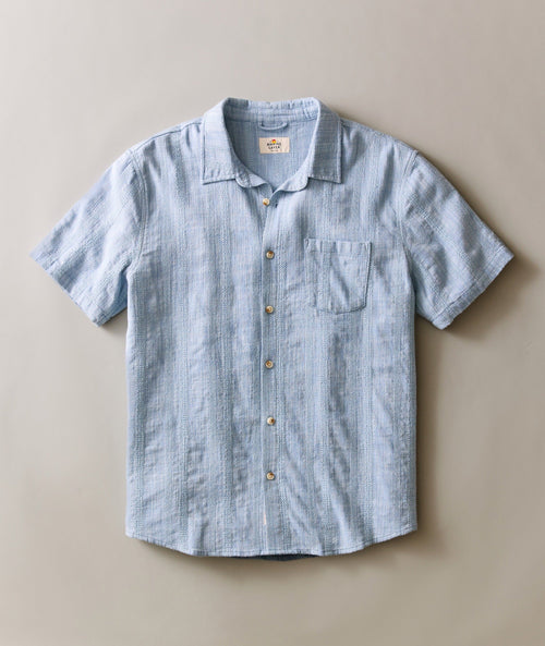 Stretch Selvage Short Sleeve Shirt