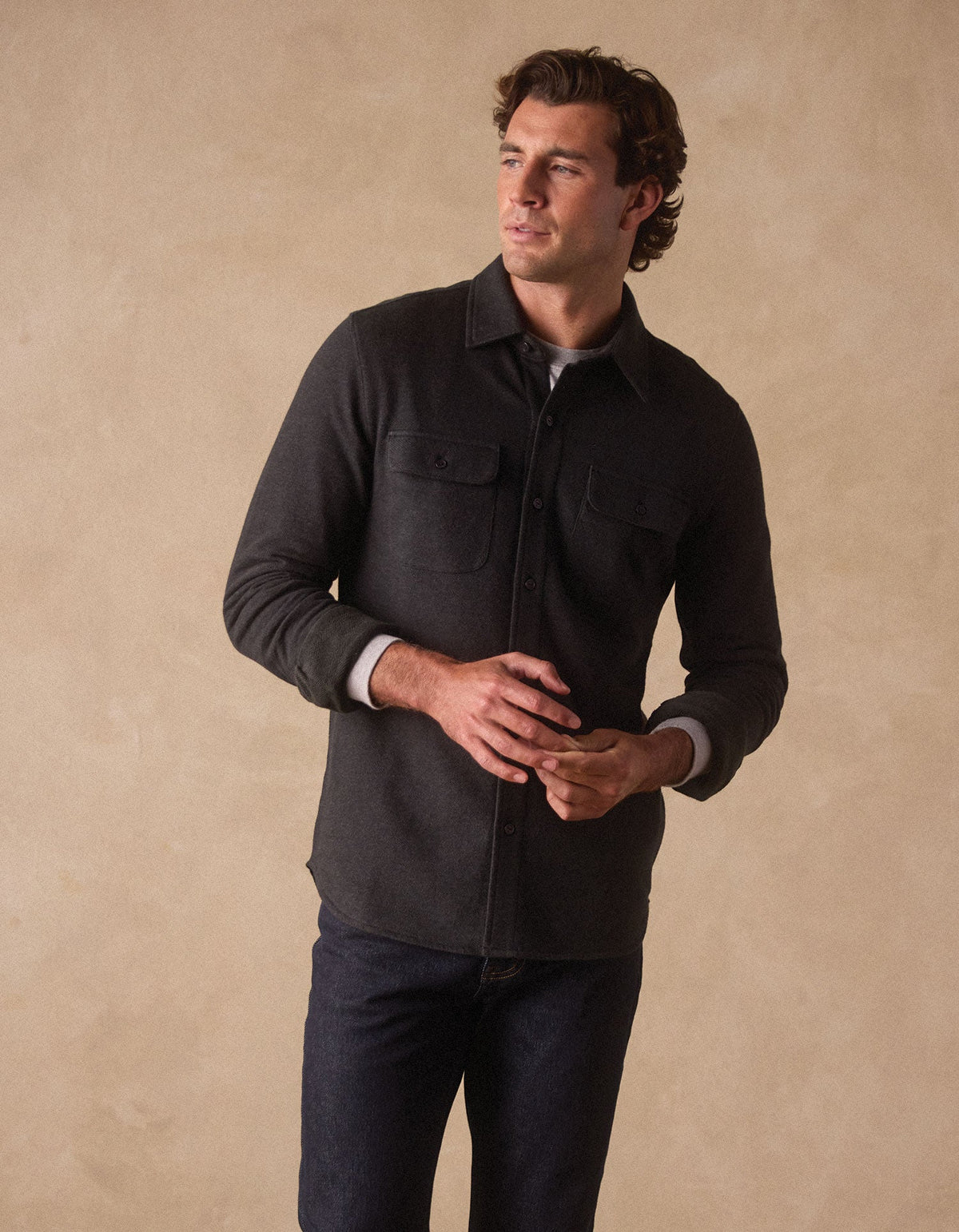 Textured Knit Shirt
