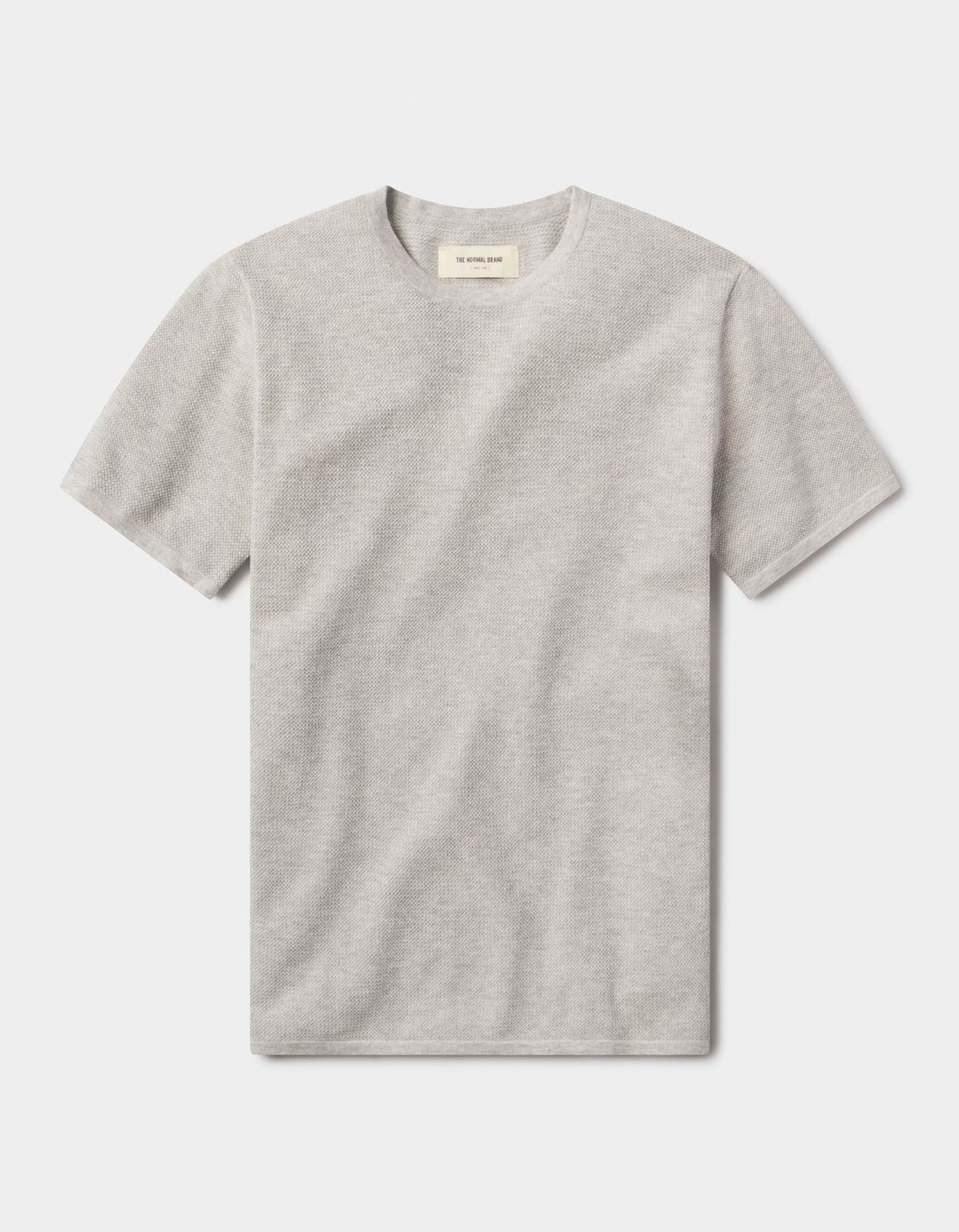 Driftknit Sweater Tee in Stone