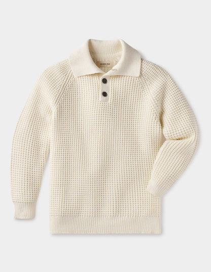 Waffle Sweater Popover