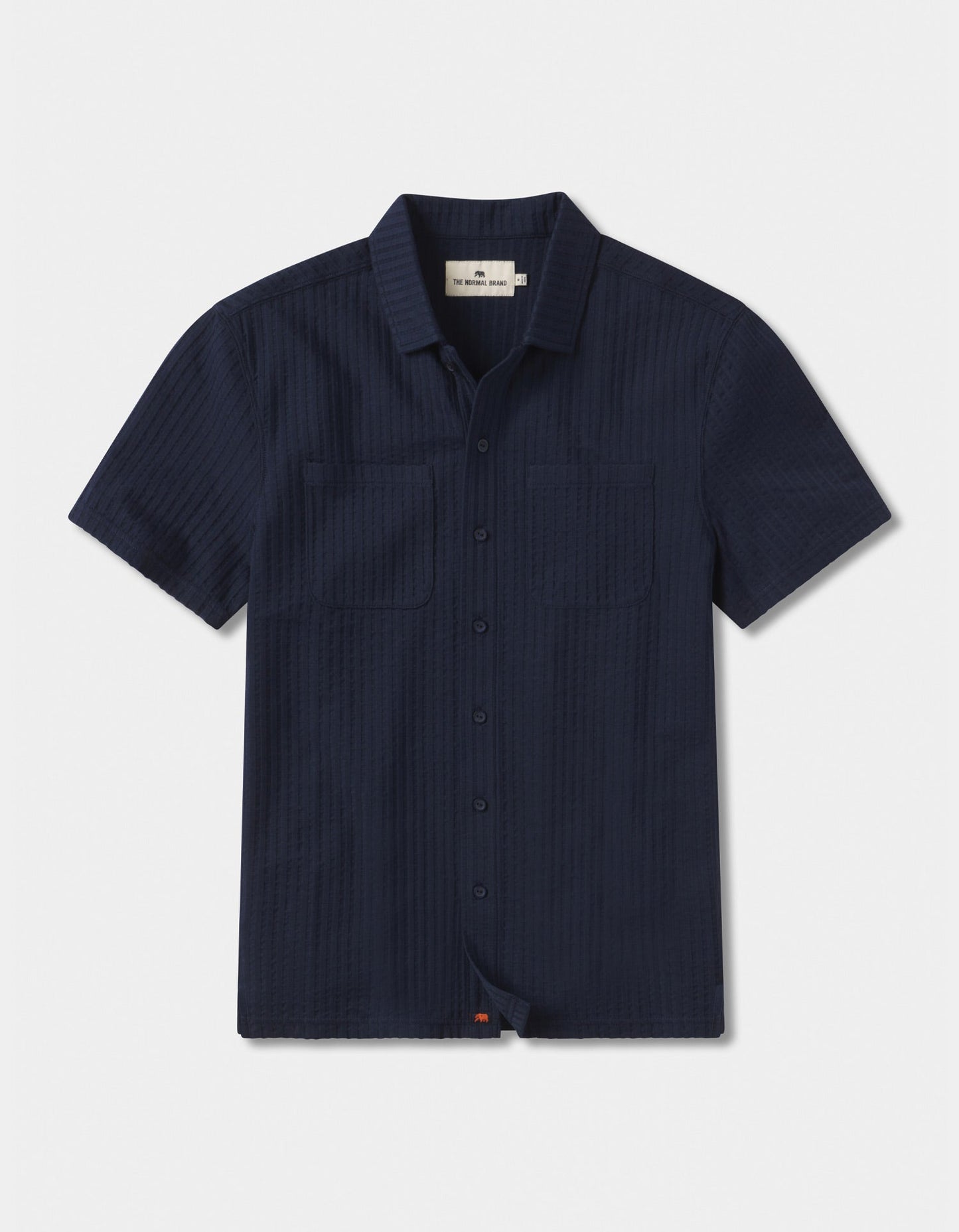 Knit Getaway Button Up in Navy