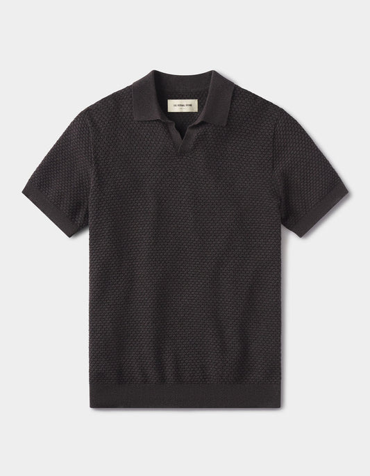 Robles Knit Jacquard Polo