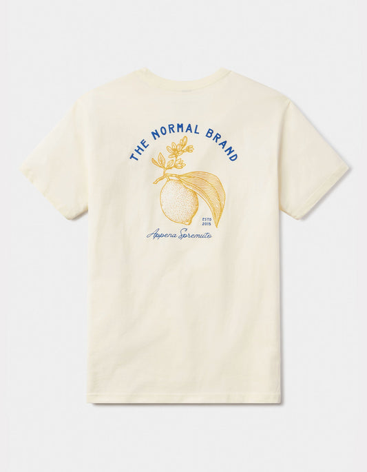 Lemon Squeeze Tee in Natural