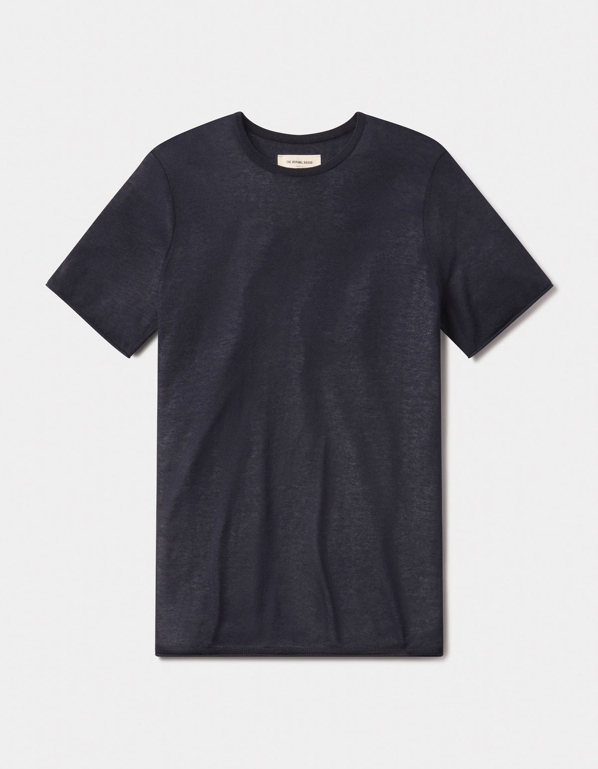 Summer Linen-Blend Knit Tee