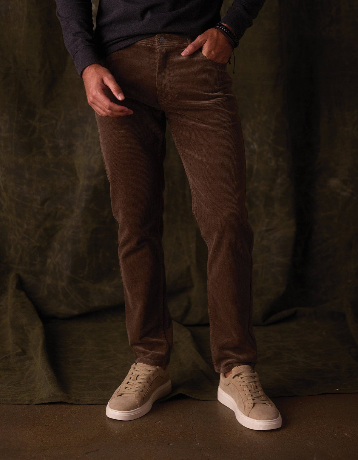 Comfort Cord Pant in Taupe