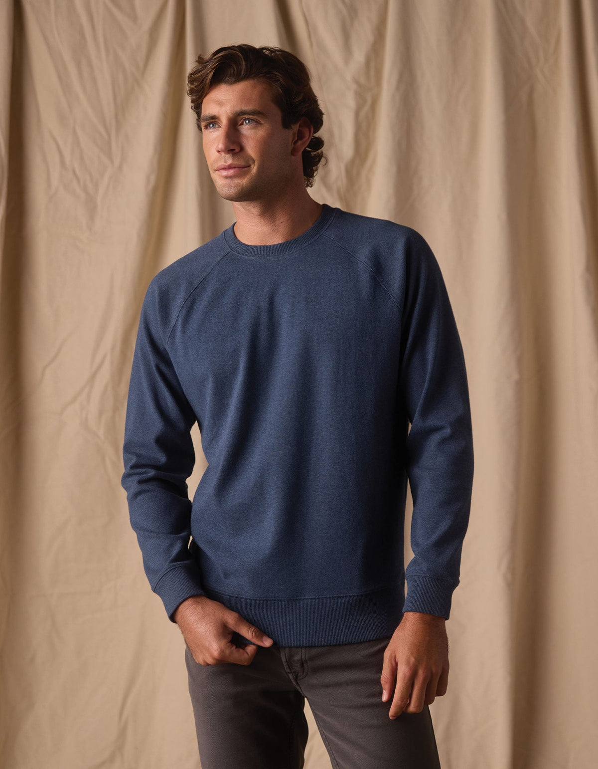 Puremeso Everyday Crew in Indigo Blue