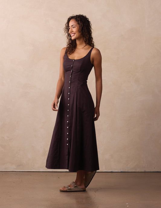Eleanor Dress in Umber