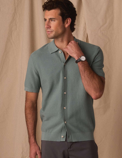 Breezeknit Button Up