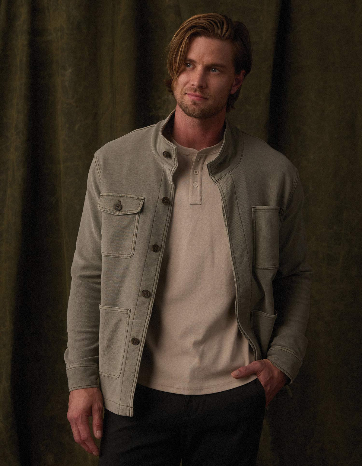 Comfort Terry Chore Coat