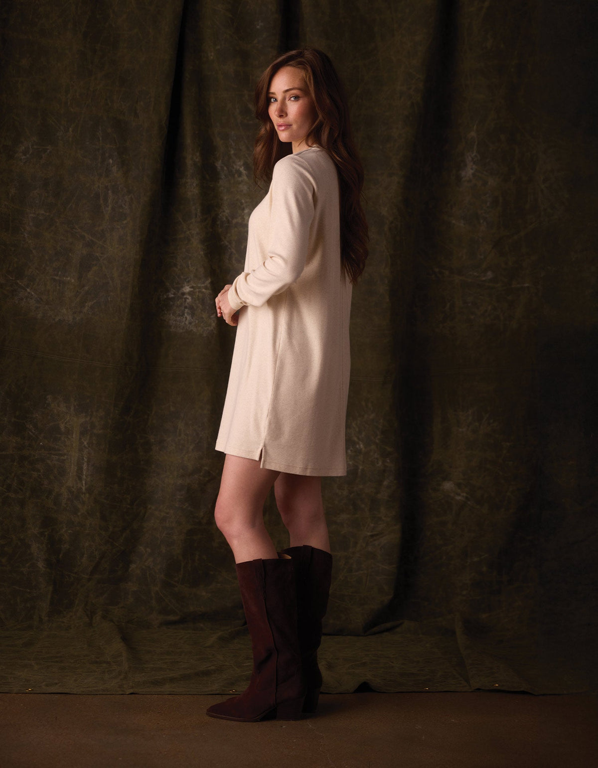 Puremeso Everyday Dress in Fossil