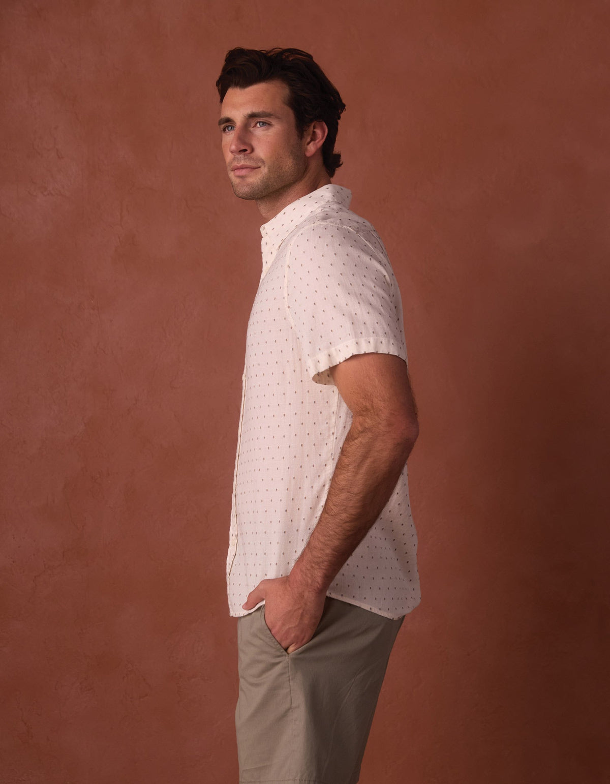 Freshwater Everyday Shirt in Nep Dobby