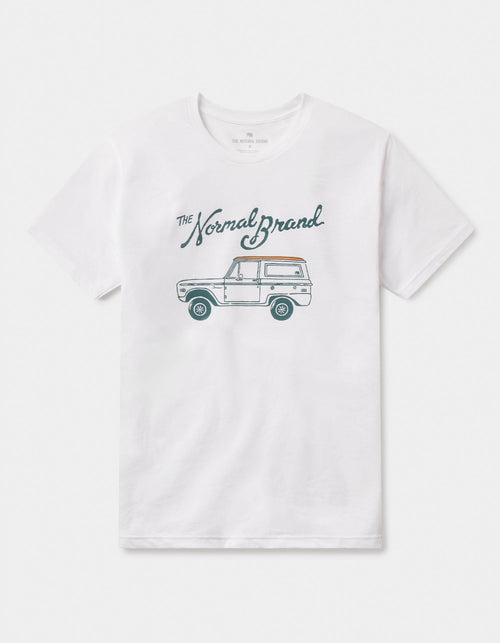 Summer Bronco Tee in White