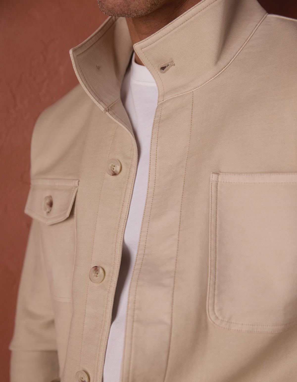 Comfort Terry Chore Coat in Birch