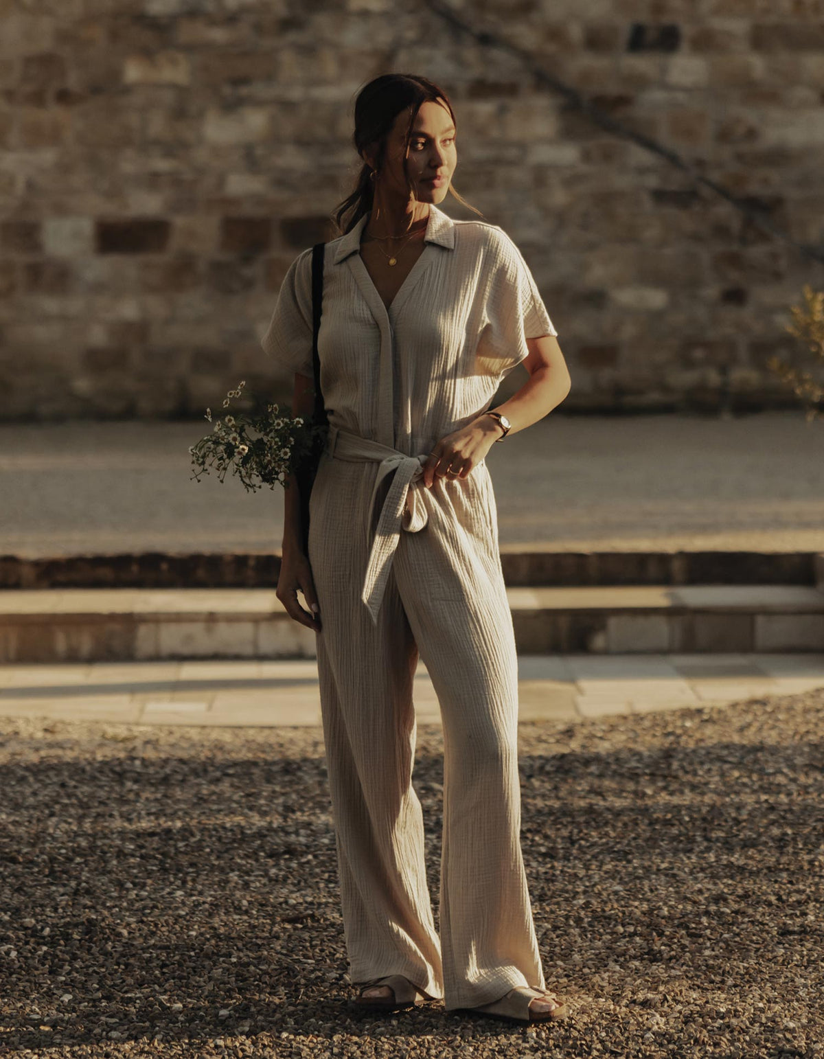 Kalo Jumpsuit in Pumice
