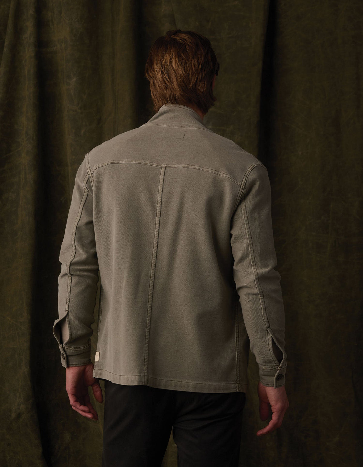 Comfort Terry Chore Coat in Moss