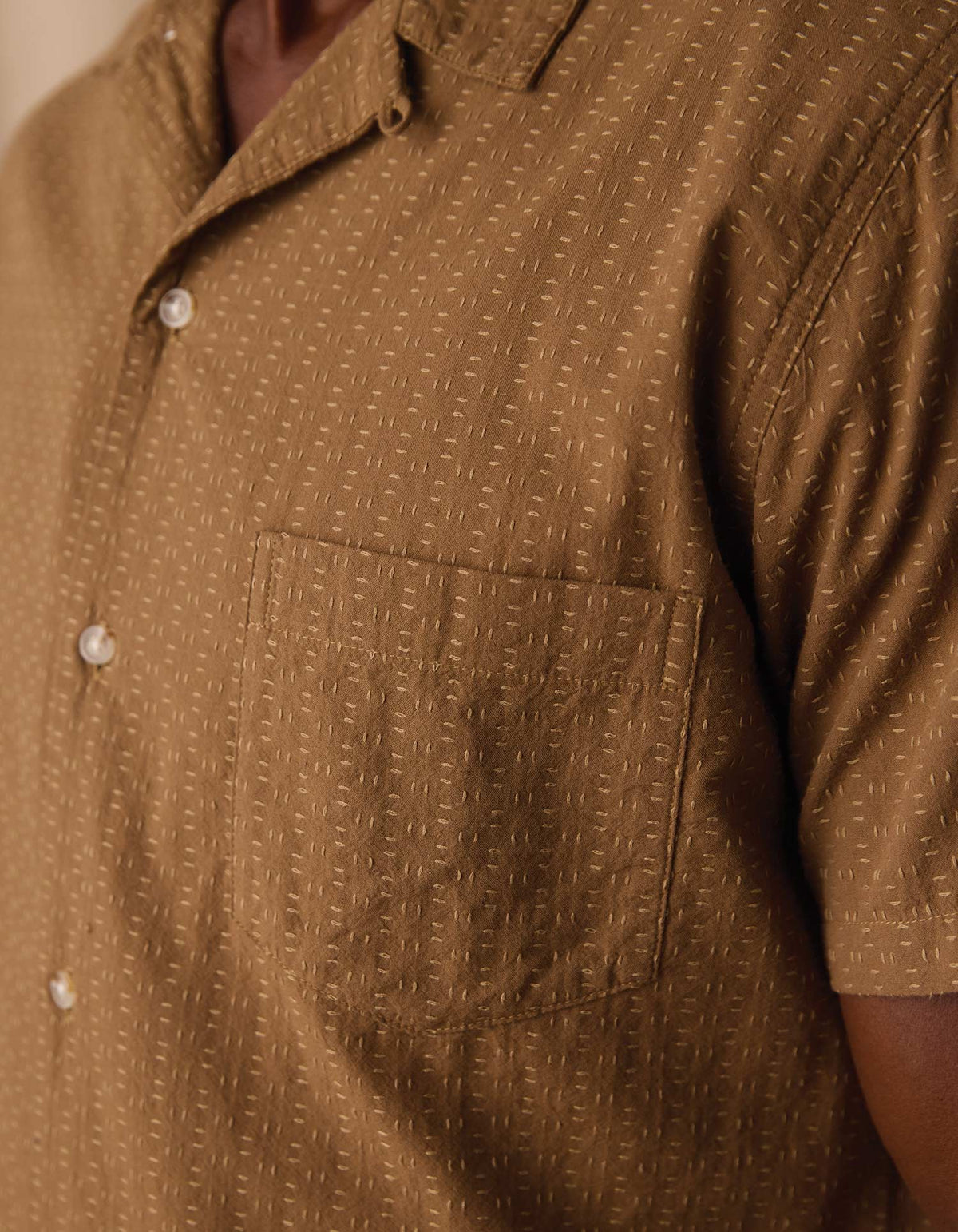 Freshwater Resort Shirt in Dark Khaki