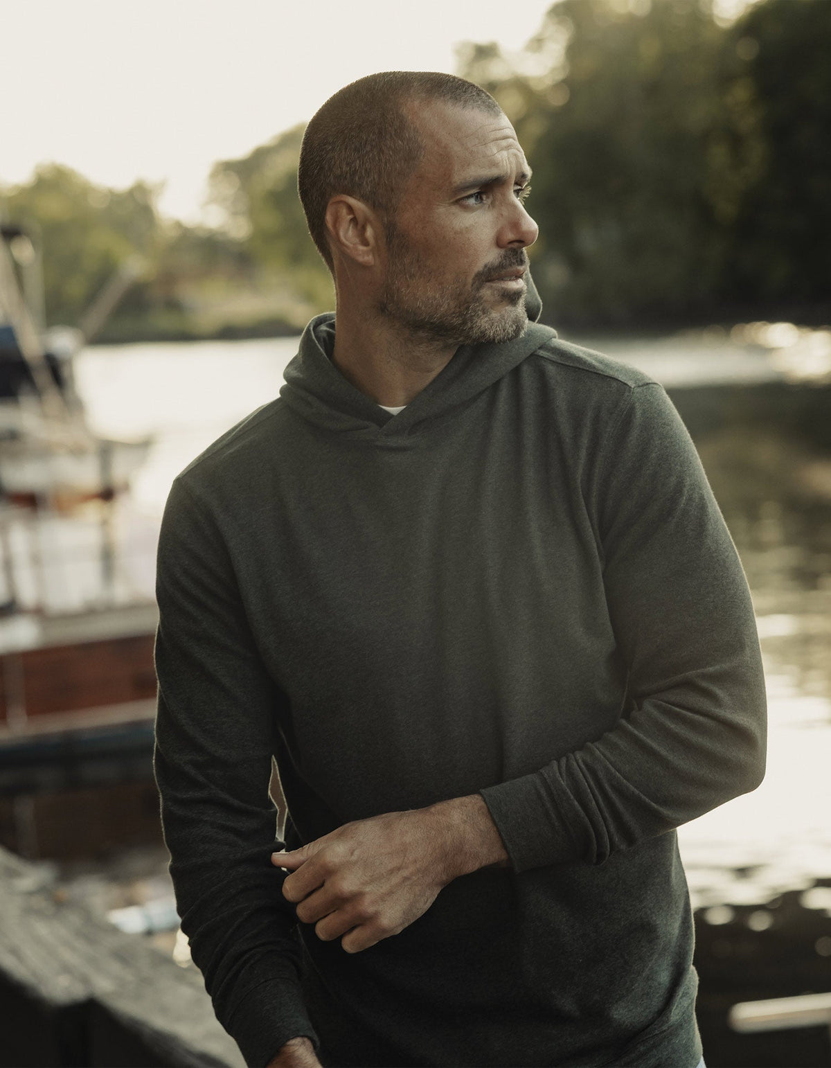 Puremeso Essential Hoodie in Olive
