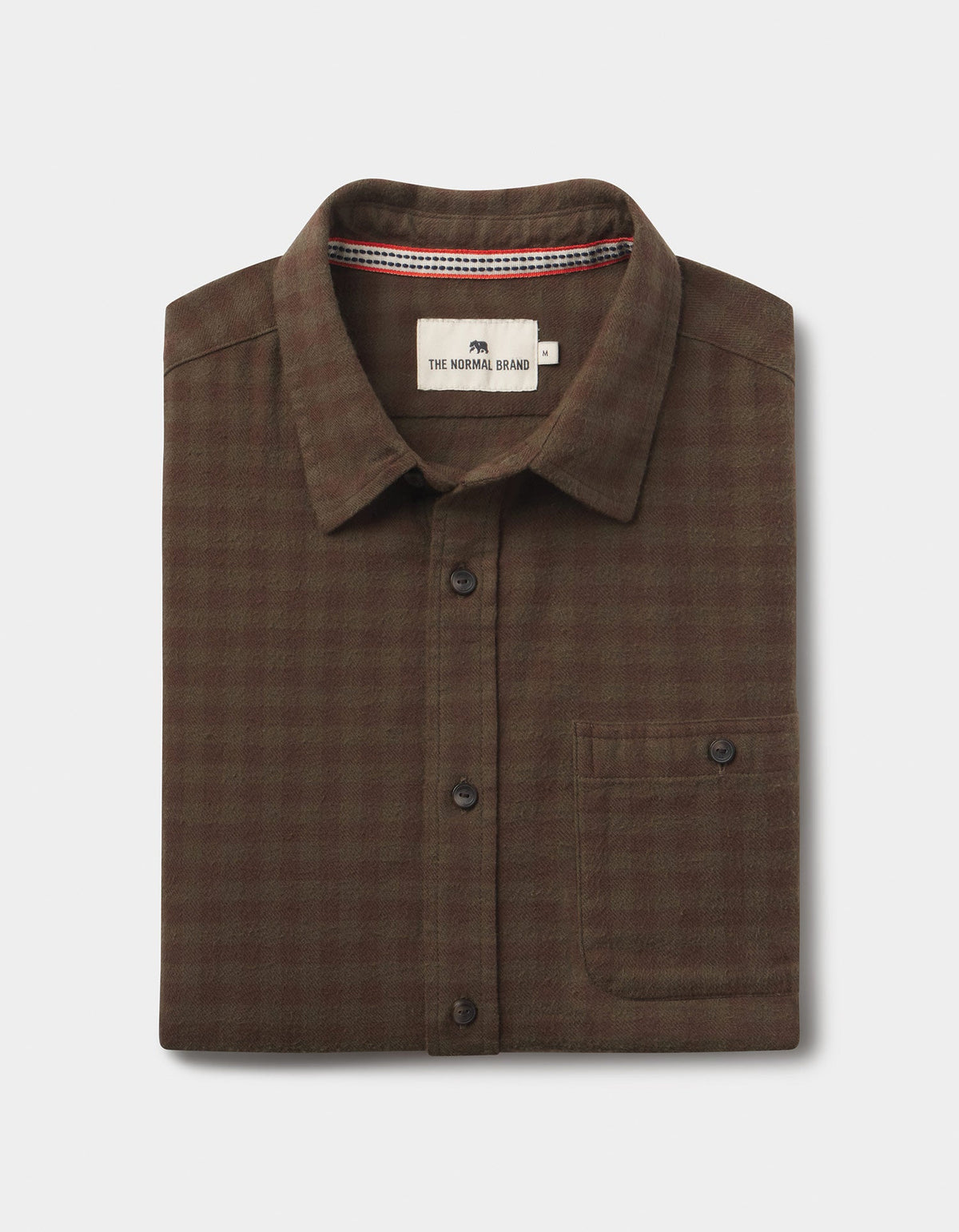 Hudson Double Brushed Flannel in Heathered Grey Plaid