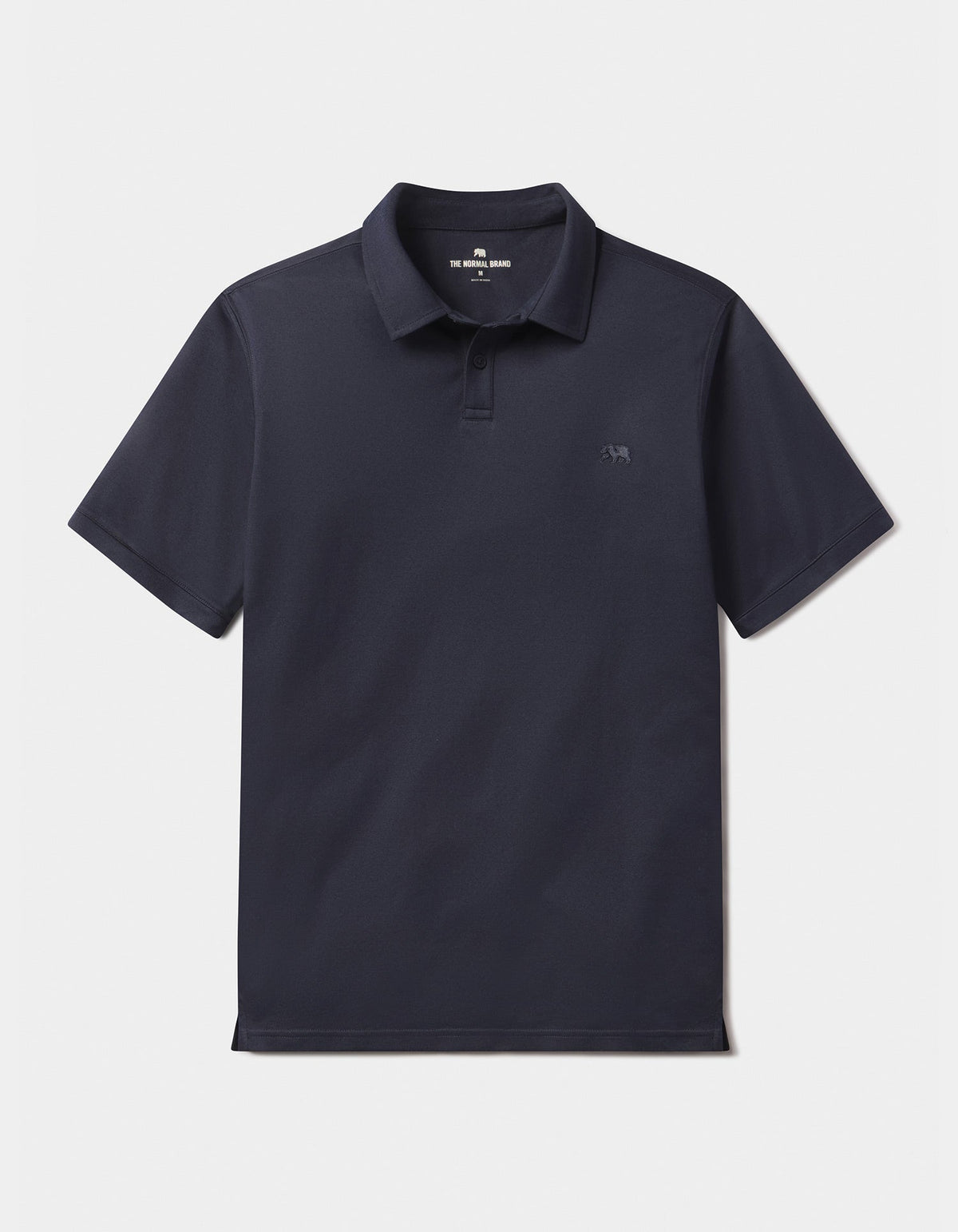 Performance Pique Polo in Navy