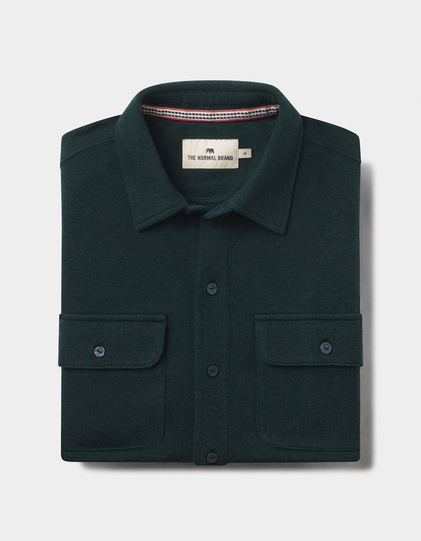 Textured Knit Shirt in Emerald
