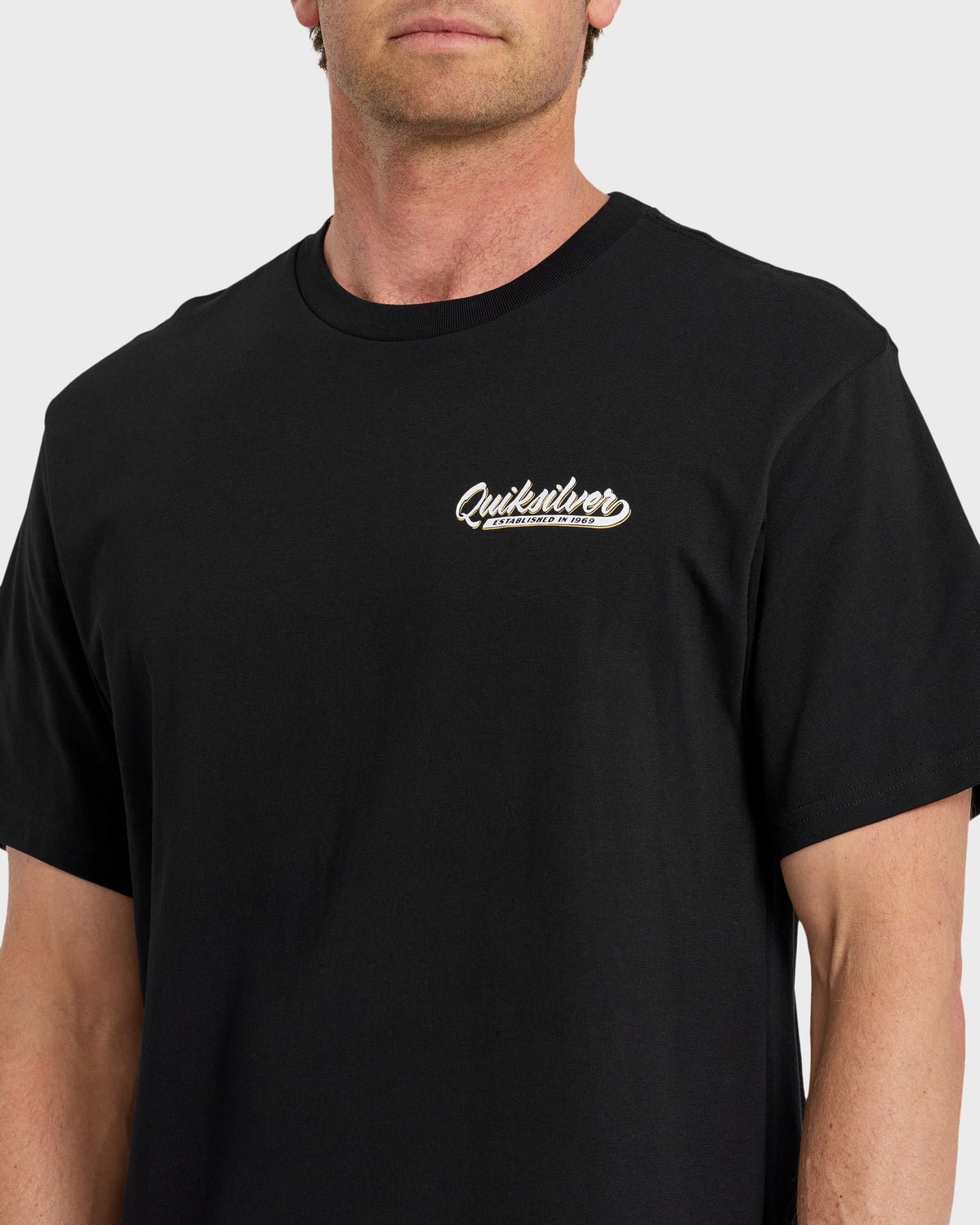 Thick To Thin Graphic Short Sleeve T-Shirt - Black