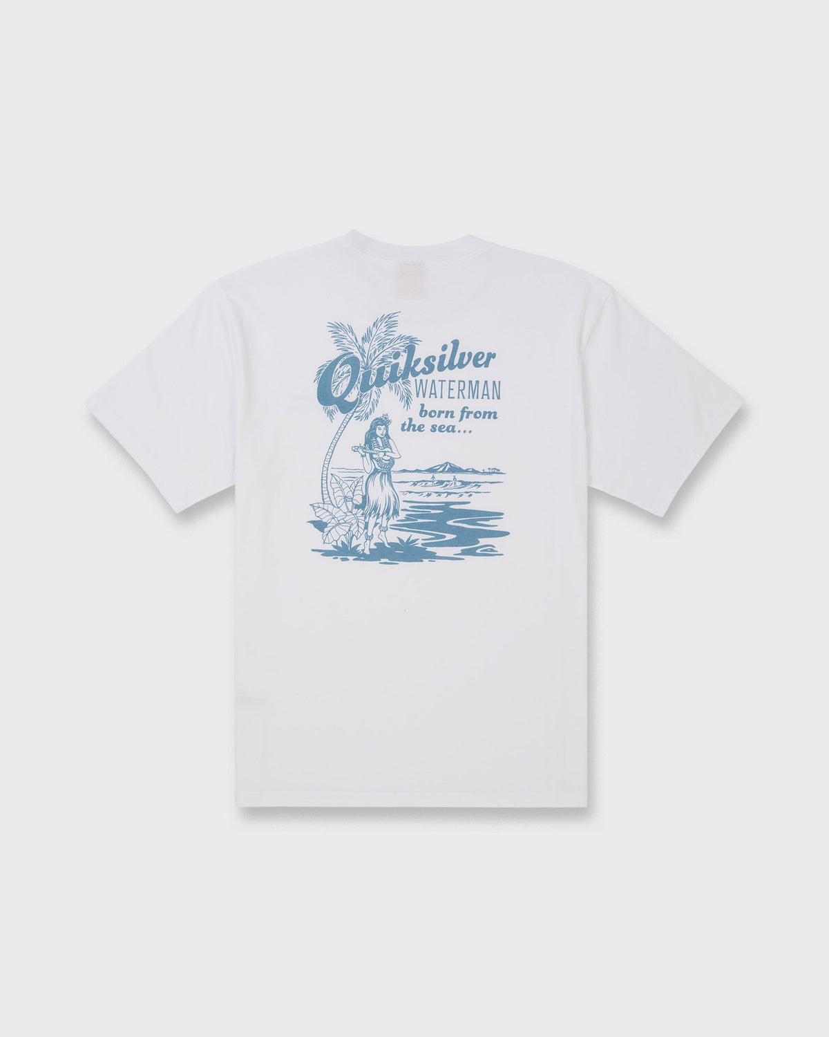 Waterman Lady Ukulele Short Sleeve T-Shirt - White