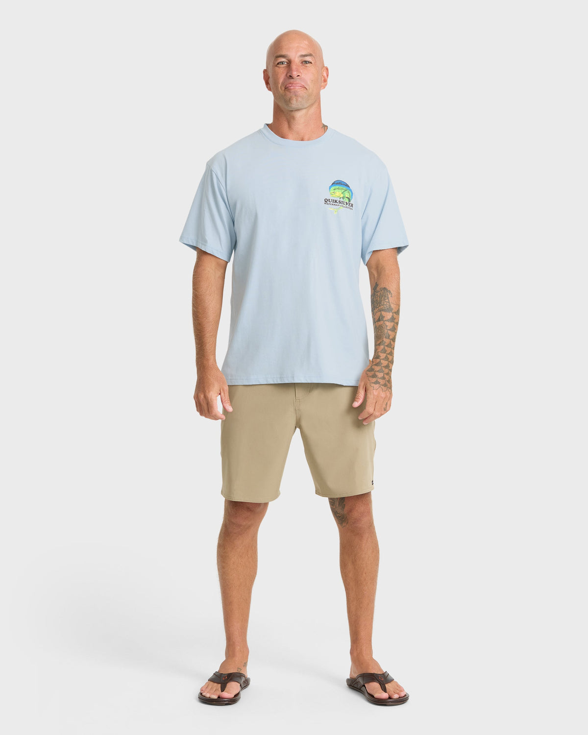 Waterman Big Bull Sueded Short Sleeve T-Shirt - Skyway
